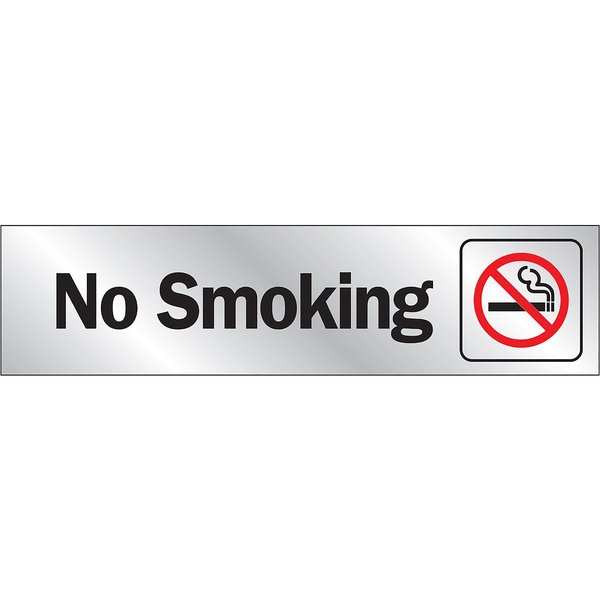 Hy-Ko No Smoking Sign 2" x 8", 10PK B00026